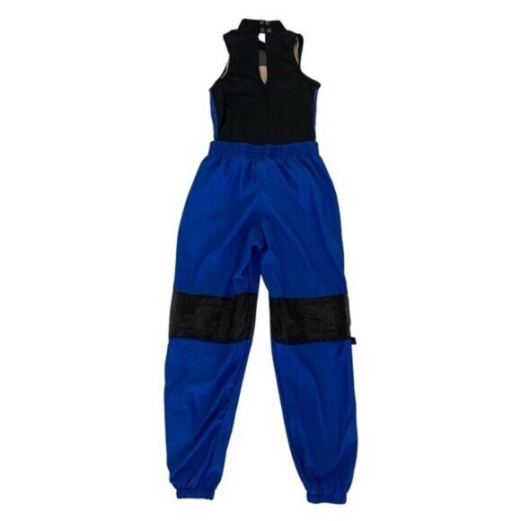 Weissman Jumpsuit Girls Large Blue Dancewear Unitard Performance Stage - Picture 5 of 7